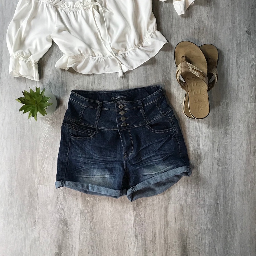 CiCi High Rise Shorts - Picture 2 of 5